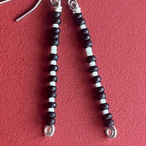 Morse Code F*ck ICE Earrings • Seed Bead Dangle Earrings • Protest Jewelry